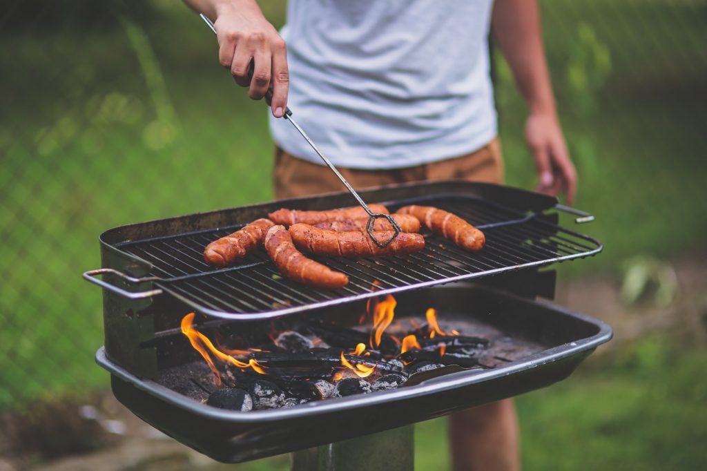 Grilling Sausages